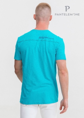 MF-966 - Мужская футболка (46, Бирюзовый)