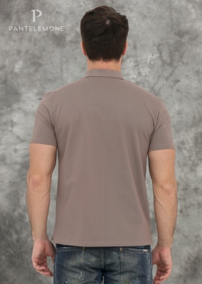 RP-006 - Мужская футболка-поло (46, Бежевый)