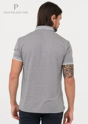 RP-004 - Мужская футболка-поло (46, Серый)