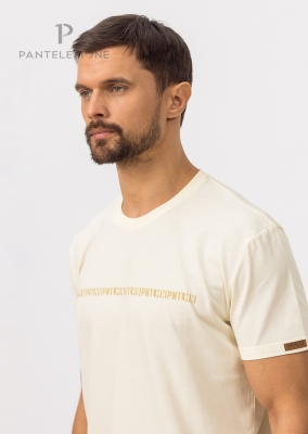 MFB-1036 - Мужская футболка (58, Экрю)