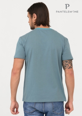 MF-772 - Мужская футболка (46, Серо-зеленый)