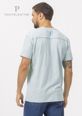 MFB-1035 - Мужская футболка (58, Голубой)