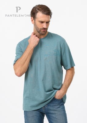 MF-1050 - Мужская футболка (48, Серо-зеленый)